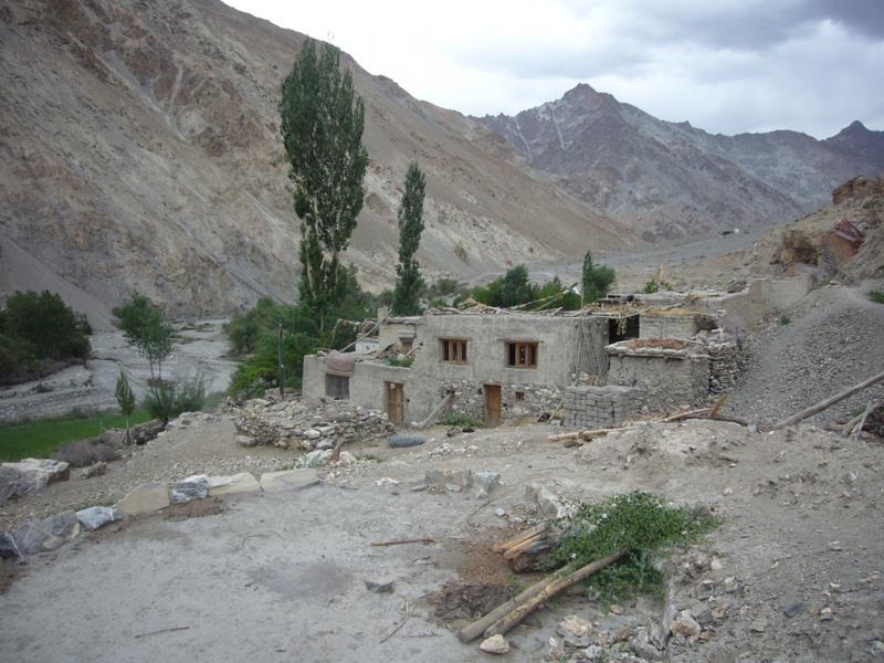 Tsering Chosket's house on the edge of Kaya Village.